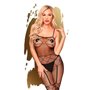 Бодистокинг с чулками и геометрическим рисунком Penthouse - Firecracker Black S/L