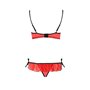 Комплект белья Passion CHERRY SET WITH OPEN BRA Exclusive размер L/XL красный (PS25507)