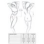 Корсет и трусики Passion DIABOLINA CORSET черный, размер XXL/XXXL (PS25806)