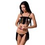 Комплект белье Passion KASSANDRA SET WITH OPEN BRA Exclusive черный размер L/XL (PS26301)