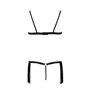 Комплект белье Passion KASSANDRA SET WITH OPEN BRA Exclusive черный размер L/XL (PS26301)