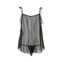 Пеньюар и трусики Passion MELANIA CHEMISE черный, размер S/M (EL16305)