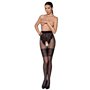 Колготки с открытым доступом Passion TIOPEN 013 black 1/2 (20/40 den), ажурные трусики и подвязки