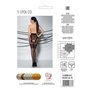 Колготки с открытым доступом Passion TIOPEN 013 black 1/2 (20/40 den), ажурные трусики и подвязки