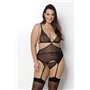 AMBERLY CORSET black 6XL/7XL - Passion