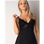 Пеньюар с трусиками Obsessive 810-BAB-1 babydoll & thong black S/M (SO7152)