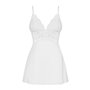 Obsessive 810-BAB-2 babydoll & thong white L/XL