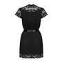 Obsessive 810-PEI-1 peignoir black XXL
