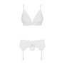 Obsessive 810-SEG-2 3 pcs set white S/M