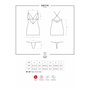Obsessive 828-CHE-1 chemise & thong L/XL