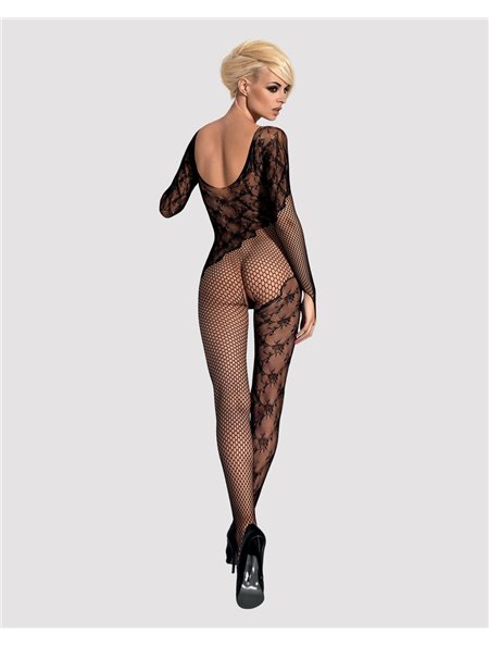 Бодистокинг Obsessive Bodystocking F210 black S/M/L (SO7221)