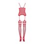 Obsessive Bodystocking F214 red S/M/L