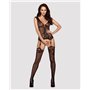 Бодистокинг Obsessive Bodystocking F221 XL/XXL черный (SO7229)