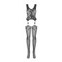 Бодистокинг Obsessive Bodystocking F221 XL/XXL черный (SO7229)