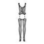 Бодистокинг Obsessive Bodystocking F221 XL/XXL черный (SO7229)