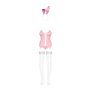 Эротический костюм зайки Obsessive Bunny suit 4 pcs costume pink S/M (SO7254)