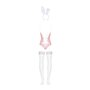 Эротический костюм зайки Obsessive Bunny suit 4 pcs costume pink S/M (SO7254)