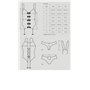 Эротический костюм зайки Obsessive Bunny suit 4 pcs costume pink S/M (SO7254)