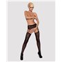 Obsessive Garter stockings S206 black S/M/L