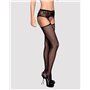 Obsessive Garter stockings S307 black S/M/L