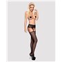 Obsessive Garter stockings S307 black XL/XXL