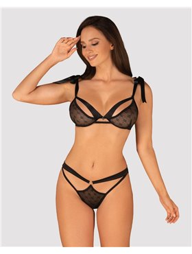Obsessive Obsessivia 2-pcs set black L/XL