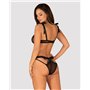 Obsessive Obsessivia 2-pcs set black L/XL