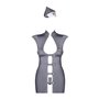 Obsessive Stewardess 3 pcs costume grey L/XL