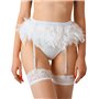 Пояс для чулок Art of Sex - Sweet Angel, размер XS-2XL, цвет белый