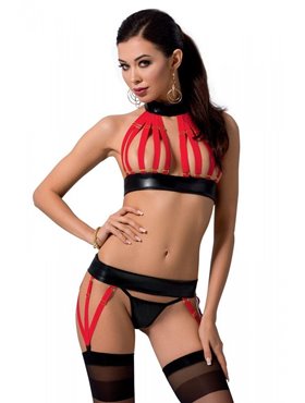 AZIZA SET red S/M - Passion