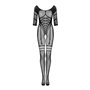 Бодистокинг Obsessive Bodystocking G329 S/M/L черный (SO7693)
