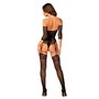 Бодистокинг Obsessive Bodystocking G333 S/M/L черный (SO7699)