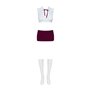Obsessive Student 4 pcs costume L/XL