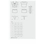 Obsessive Student 4 pcs costume L/XL