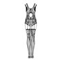 Бодистокинг Obsessive Bodystocking F239 S/M/L черный (SO7864)