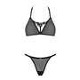 Obsessive Celia Noir 2-pcs set XL/2XL