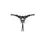 Obsessive Celia Noir crotchless thong XL/2XL