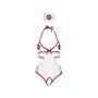 Leg Avenue Roleplay Naughty Nurse OS White/Red