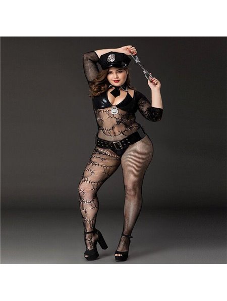 Эротический костюм полицейской JSY P71101 Plus Size