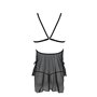 Пеньюар с трусиками Passion DELIENA CHEMISE black L/XL (SO8418)