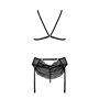 Комплект белья с поясом Passion DELIENA SET black L/XL (SO8421)
