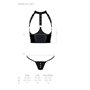 GENEVIA SET WITH OPEN BRA black XXL/XXXL - Passion