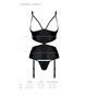 JANNIES CORSET black L/XL - Passion