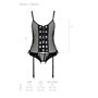 NESSY CORSET black S/M - Passion