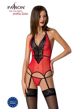 PEONIA CORSET red L/XL Passion