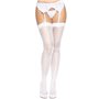 Leg Avenue butterfly backseam thigh highs White O/S