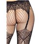 Leg Avenue Fishnet tights with backseam Black O/S