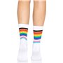 Leg Avenue Pride crew socks Rainbow