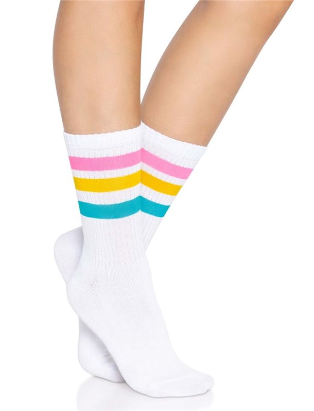 Leg Avenue Pride crew socks Pansexual