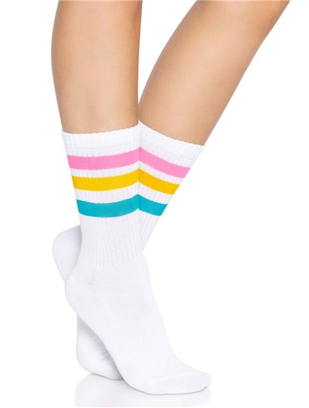 Leg Avenue Pride crew socks Pansexual